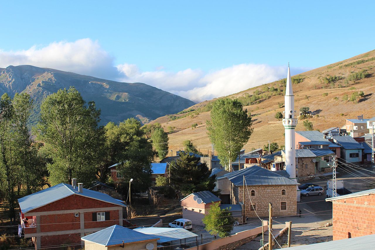 Akpınar village in province of Gümüshane, Turkey